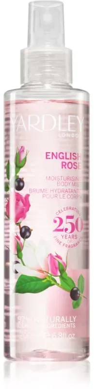Yardley English Rose feuchtigkeitsspendendes Bodyspray für Damen 200 ml
