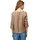 Zero Bluse mit Knittereffekt Beige 36