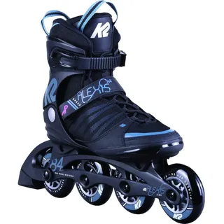 K2 Skates Damen Inline Skates ALEXIS 84 SPEED ALU, black - steel blue, 30D0270.1.1.040