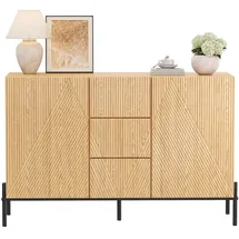 Okwish Sideboard 115,5 x 76 x 40 cm Beige
