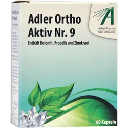 Adler Ortho Aktiv Nr .9 Kapseln (Ernährungsphysiologische Ergänzung zu Schüßler Anwendung)