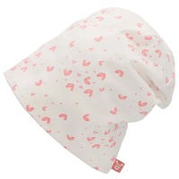 Sterntaler Slouch-Beanie Herzen ecru, 43 cm
