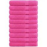 vidaXL SOLUND Handtuchset 10-tlg. rosa