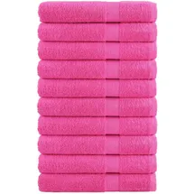 vidaXL SOLUND Handtuchset 10-tlg. rosa