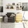 abamihome Akord Kommode 60 x 77 x 40 cm Hellbraun