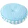 Homescapes Bodenkissen 43 x 43 x 7 cm blau gestreift 1 St.