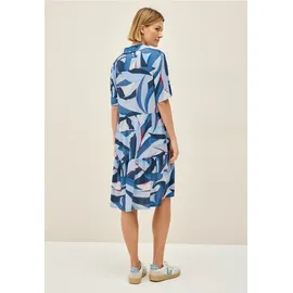 Cecil Kleid mit Volants Midi Blau L