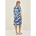 Cecil Kleid mit Volants Midi Blau L