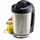 DOMO DO498BL Suppenmacher – 1,6 Liter - Standmixer mit 3 automatischen Programmen - Edelstahl/Schwarz