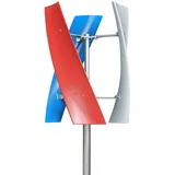 Vertikale Windgenerator mit Controller, 12V 400W Windkraftanlagen mit 3 Flüge Windrad Windturbine Windkraftanlage Mit Regler im Freien