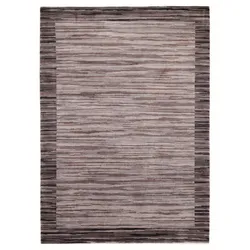 Orientteppich OCI DIE TEPPICHMARKE "Award Nami" Gr. 2, grau, B:90cm H:6mm L:160cm, Viskose, Wolle, Teppiche, handgeknüpft, Wohnzimmer