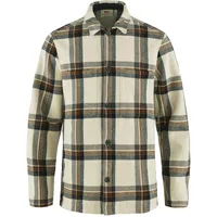 Fjällräven Singi Flannel Overshirt chalk white-dark navy XS