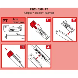 Heyner HEYNER® Scheibenwischer komp. mit MERCEDES-BENZ A-KLASSE (09.2004 - 06.2012) HYBRID Flachbalkenwischer