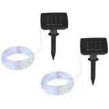 meine wunschleuchte Lichtschlauch Solar 4,9 m 2er Set transparent
