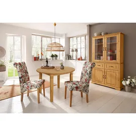 Home Affaire "Danuta", beige (natur, geölt), B:90cm H:75cm T:90cm, Tische, Esstisch, aus massiver Kiefer, runde Ausführung