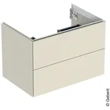 Geberit One 74x50,4x47cm, sand-grau/l hg, 2 Laden