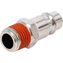 BGS Druckluft-Stecknippel 3222-1, 6,3 mm (1/4") Außengewinde