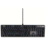 MediaRange Gaming Series GS101 Mechanical Gaming Keyboard, schwarz/silber, USB, DE MRGS101