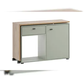 MÖBELPARTNER Schreibtisch Monkey Eiche / Pistazie