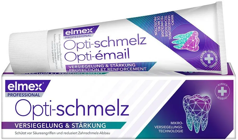 elmex Opti-schmelz Professional Versiegelung und Stärkung Zahnschmelz Zahnpasta