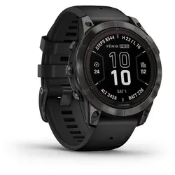 Garmin Fenix 7 PRO - Sapphire Solar schwarz/carbongrau