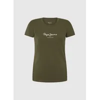 Pepe Jeans New Virginia Ss N T-shirt Grün (Blattgrün),