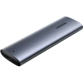 UGREEN 10903, SSD-Gehäuse, M.2, Serial ATA III, 5 Gbit/s, USB Anschluss, Schwarz, Grau