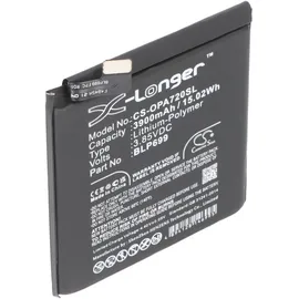 AccuCell Akku passend für ONEPLUS 7 Pro, Li-Polymer, 3,85V, 3880mAh, 14,9Wh, built-in, ohne Werkzeug