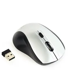 Gembird Kabellose optische Maus, Grau/Schwarz Musw-4B-02-Bs