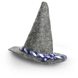 Oktoberfest Mini Haarclip Hut blau