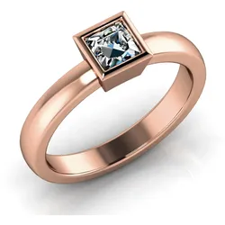 Verlobungsring VR06 333er Rotgold - 3570