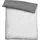 biberna Combinate Wendebettwäsche grau 200 x 200 cm + 2 x 80 x 80 cm