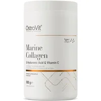 Ostrovit Marine Kollagen Pulver mit Hyaluronsäure und Vitamin C 500 g