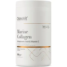 Ostrovit Marine Kollagen Pulver mit Hyaluronsäure und Vitamin C 500 g