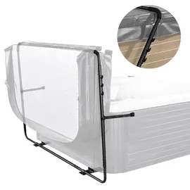 Vevor Whirlpool-Abdeckungslift, Spa-Abdeckungslift Coverlifter, Höhe 80-105 cm, Breite 135-235 cm Verstellbar Whirlpoolabdeckung-Hebevorrichtung,
