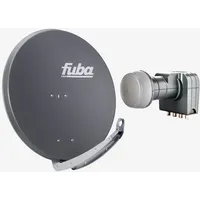 Fuba Sat Anlage 4 Teilnehmer | Satellitenschüssel Komplettset -