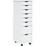 vidaXL MOSS Aktenschrank 41 x 11,5 x 41 Weiß
