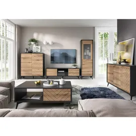 Selsey Boulia Schwarz Eiche 68 x 104 cm