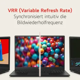 LG gram Pro 17 2024 Core Ultra 7 155H 16 GB RAM 1 TB SSD Intel Arc Graphics Win11 Home Schwarz