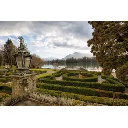 Fototapete PAPERMOON "Garten", bunt, B:4,50m L:2,80m, Vlies, Tapeten