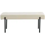 House Nordic Sitzbank Swindon Weiß 100 x 36 x 42,5 cm