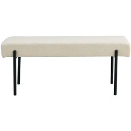 House Nordic Sitzbank Swindon Weiß 100 x 36 x 42,5 cm