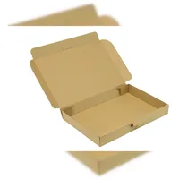 TransPak Klappschachtel 1-wellig, 338x230x42mm,C4,Qual.1.20E, braun, Steckverschluss, Versand als Maxibrief möglich, 100