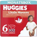 Huggies Little Movers, Größe 6 102 St. (3 x 34), Monatsbox