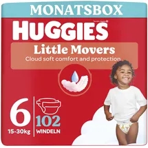 Huggies Little Movers, Größe 6 102 St. (3 x 34), Monatsbox