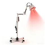 Atnhyruhd Infrarot Lampen wärmelampe rotlichtlampe Infrarot Lichttherapie Lampe TDP Wärmelampe mit einstellbaren Temperatur und Ständer