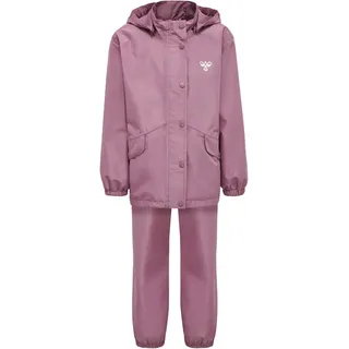 hummel hmlREVA wasserdichter Regenanzug Kinder dusky orchid 122