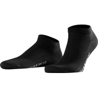Falke Herren Sneaker - Cool 24/7, Socken, Klimaaktivsohle, Unifarben Schwarz 41-42