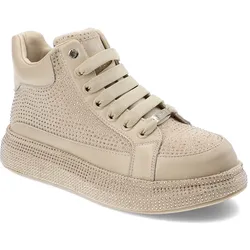 Beige Sneakers Goe Plateauschuhe, 39