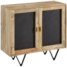 KADIMA DESIGN Sideboard 80 x 75 x 35 cm Braun